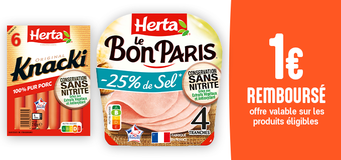Promotion Offre Herta Conservation Sans Nitrite