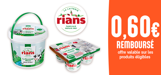 Promotion Fromages blancs Rians