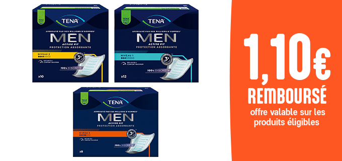 Promotion Tena Men Pads