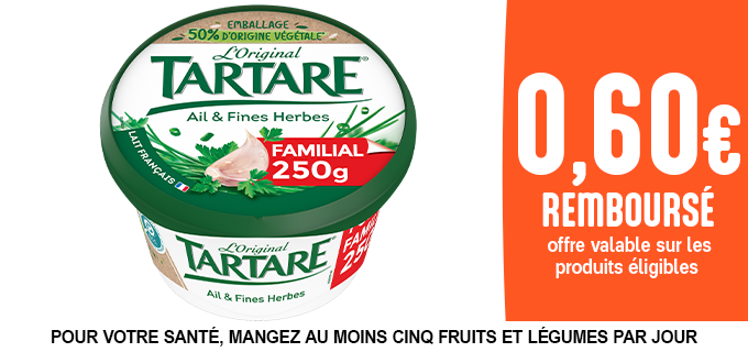 Promotion Tartare® Format Familial