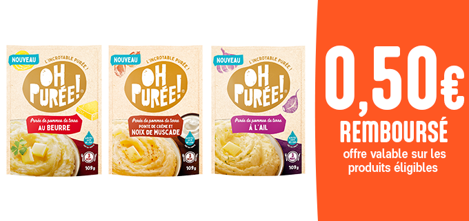 Promotion OH PUREE! SACHET 109g