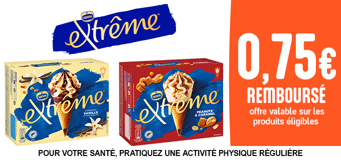 Promotion Glaces EXTRÊME