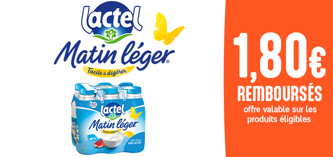 Promotion Matin Léger Lactel