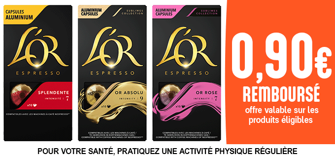 Promotion L'OR Espresso Capsules