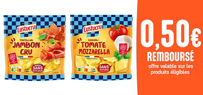 Promotion Pâtes farcies Lustucru
