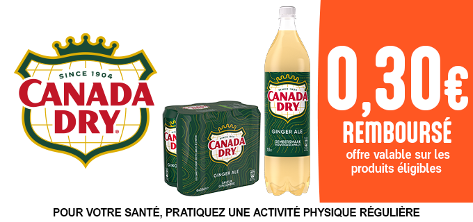 Promotion Canada dry