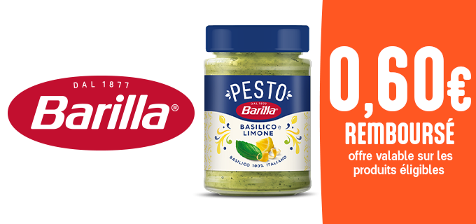 Promotion Pesto Barilla