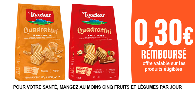 Promotion LOACKER QUADRATINI