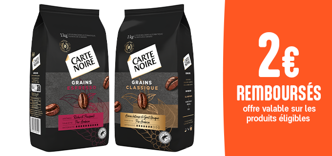 Promotion Réduction GRAINS Carte Noire