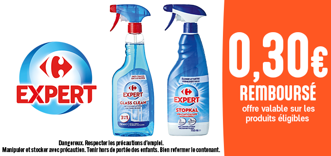 Promotion Nettoyant ménagers Carrefour Expert