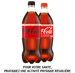 Promotion 0,20€ de réduction pour l'achat d'un Coca-Cola Original ou Zéro Sures 850ml !