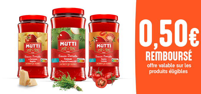Promotion Sauces Mutti
