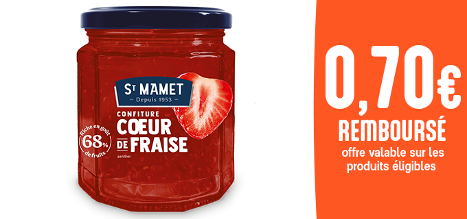 Promotion CONFITURES St MAMET