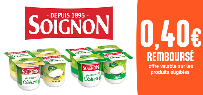 Promotion Yaourts et fromages blancs Soignon