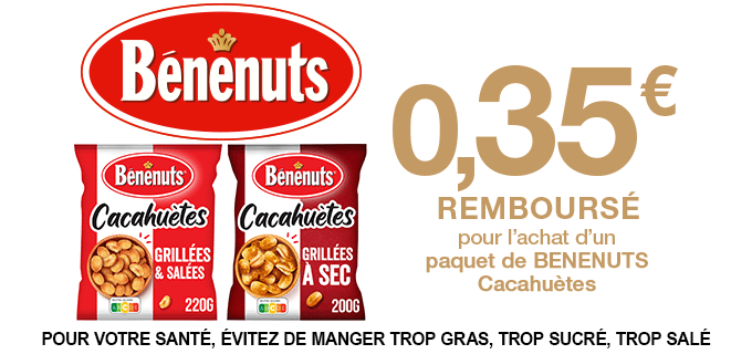Promotion CACAHUETES BENENUTS