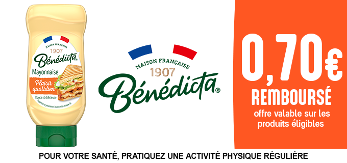 Promotion Mayonnaise Bénédicta