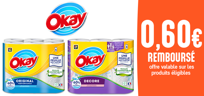 Promotion Essuie-tout Okay