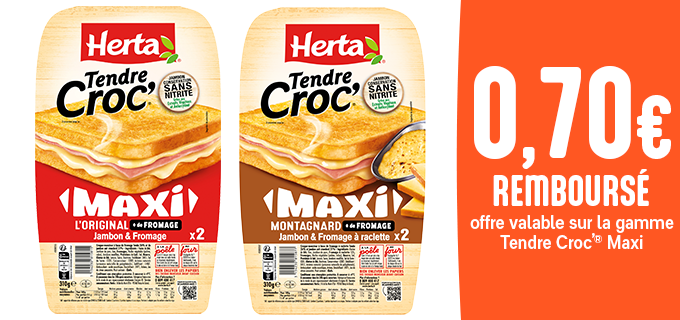 Promotion Tendre Croc'® MAXI
