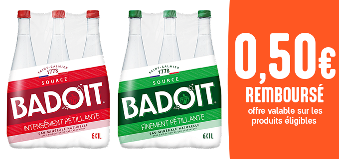 Promotion Badoit 6x1L