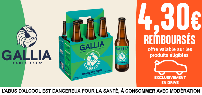 Promotion Gallia Champ Libre