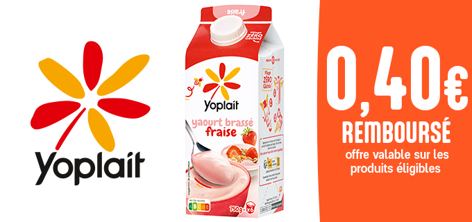 Promotion Yoplait en Brique