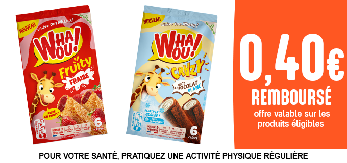 Promotion Crêpes Fourrées Whaou!