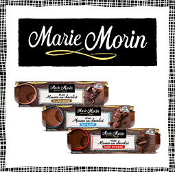 Promotion Mousses au chocolat 2x100g Marie Morin