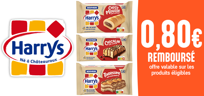 Promotion Gateaux Moelleux Harrys