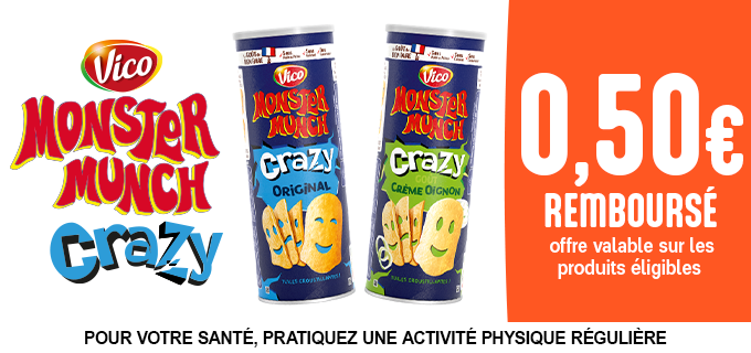 Promotion Monster Munch Crazy