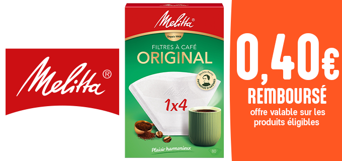 Promotion Melitta(r) Original 1x4/80 Blanc