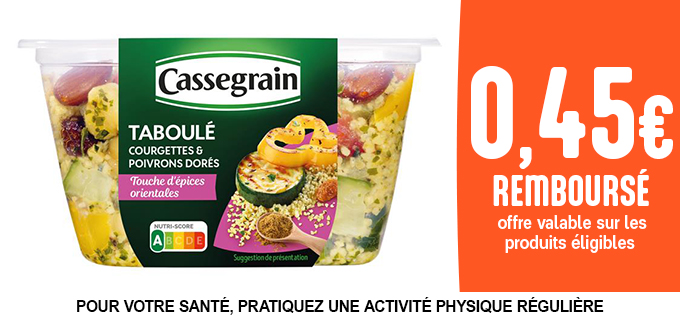 Promotion Cassegrain Traiteur