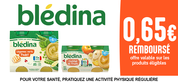 Promotion Petits pots Blédina