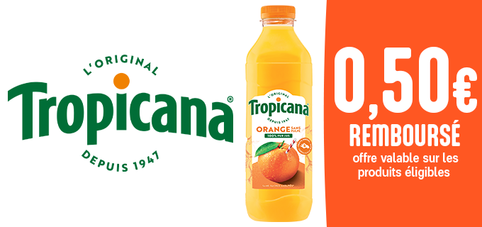 Promotion Offre Tropicana