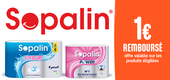 Promotion Découvrez Sopalin