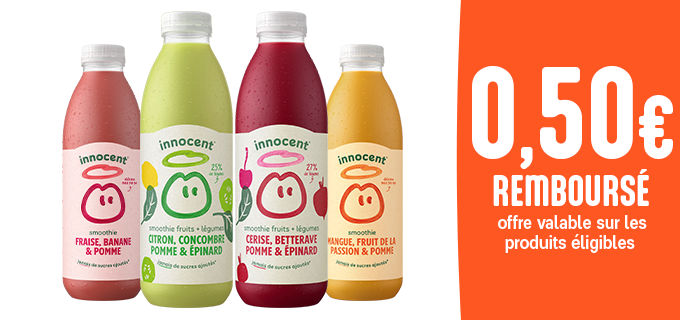 Promotion Les smoothies Innocent