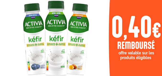 Promotion Découvrez Activia Kéfir