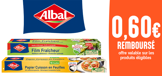 Promotion Emballages alimentaires Albal