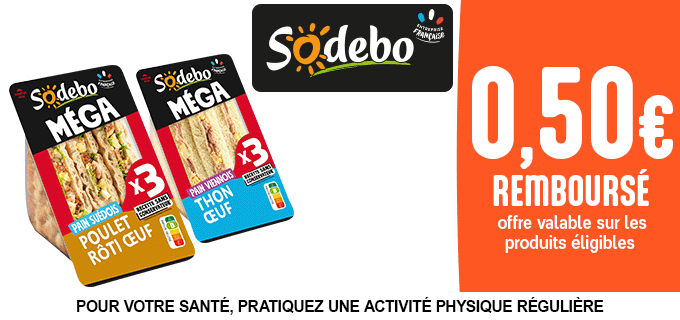 Promotion SANDWICH SODEBO