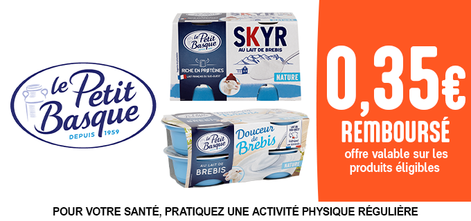 Promotion YAOURTS DE BREBIS