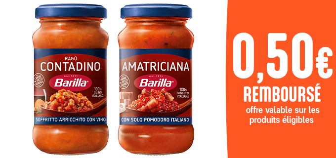 Promotion Barilla Sauces viandes