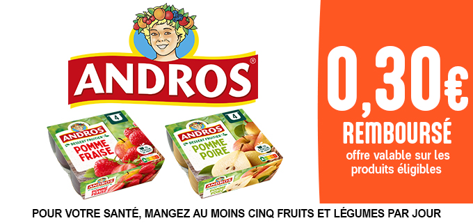 Promotion Andros compotes