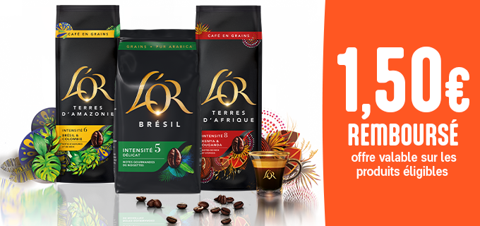 Promotion Café en grains L'OR