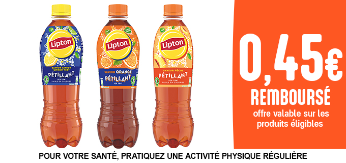 Promotion LIPTON PETILLANT