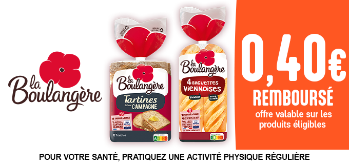 Promotion La Boulangère