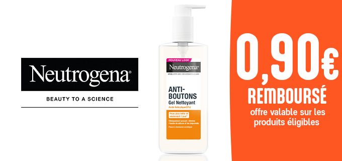 Promotion Neutrogena remise gamme