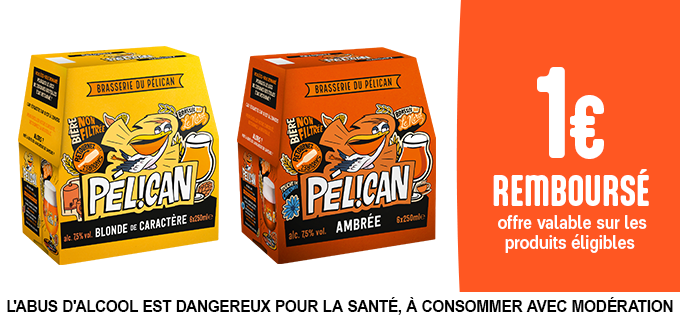 Promotion Bière Pelican - Pack 6x25cl