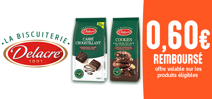 Promotion Biscuiterie Delacre