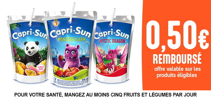 Promotion Capri-Sun Aventure !