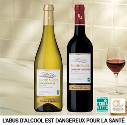 Promotion Roche Mazet 75cl Rouge ou Blanc