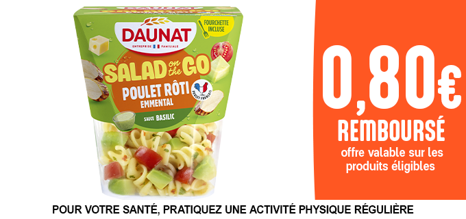 Promotion Salad on the Go DAUNAT
